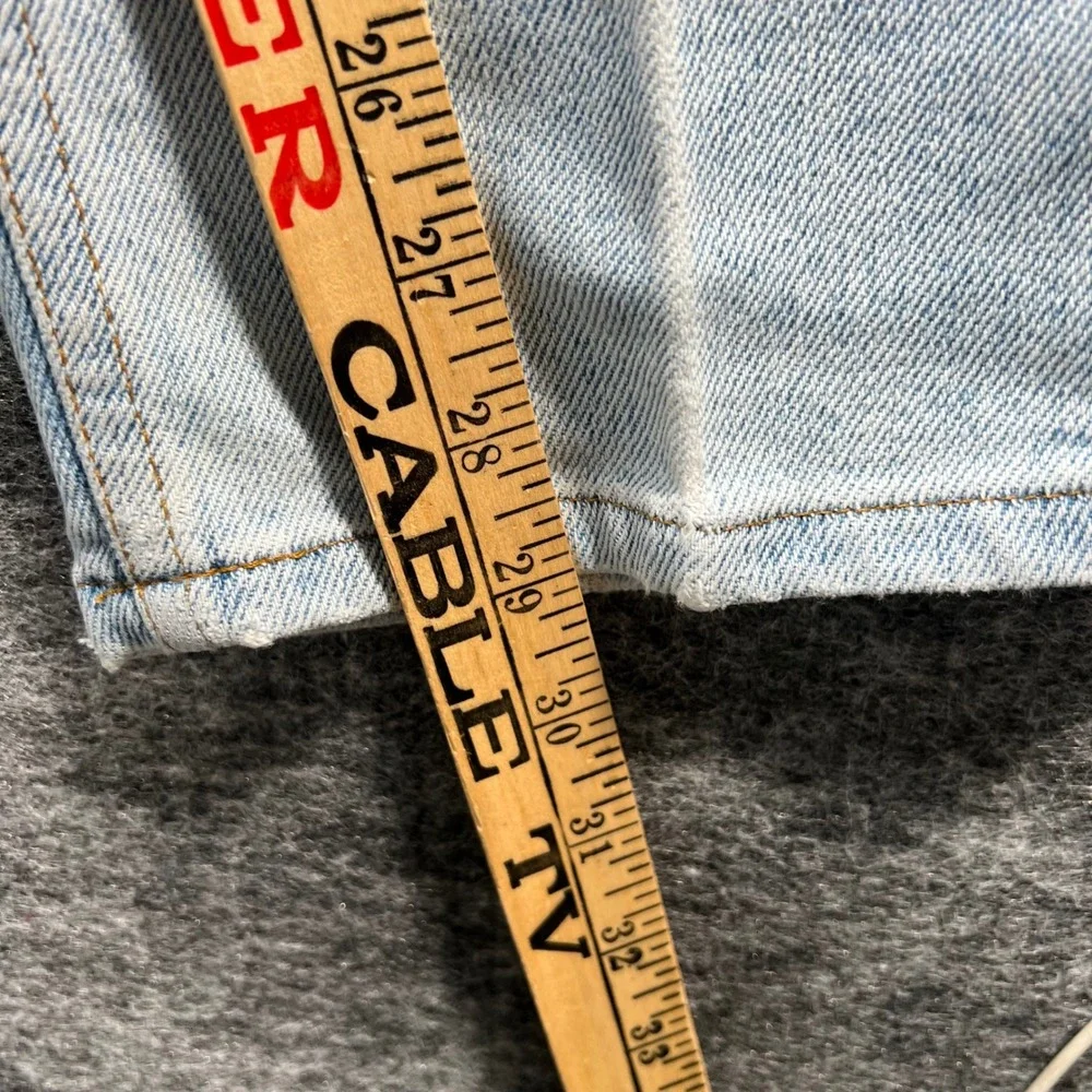 Vintage Levis 517 Orange Tab Jeans Mens 34x30 Light Wash Bootcut USA Made